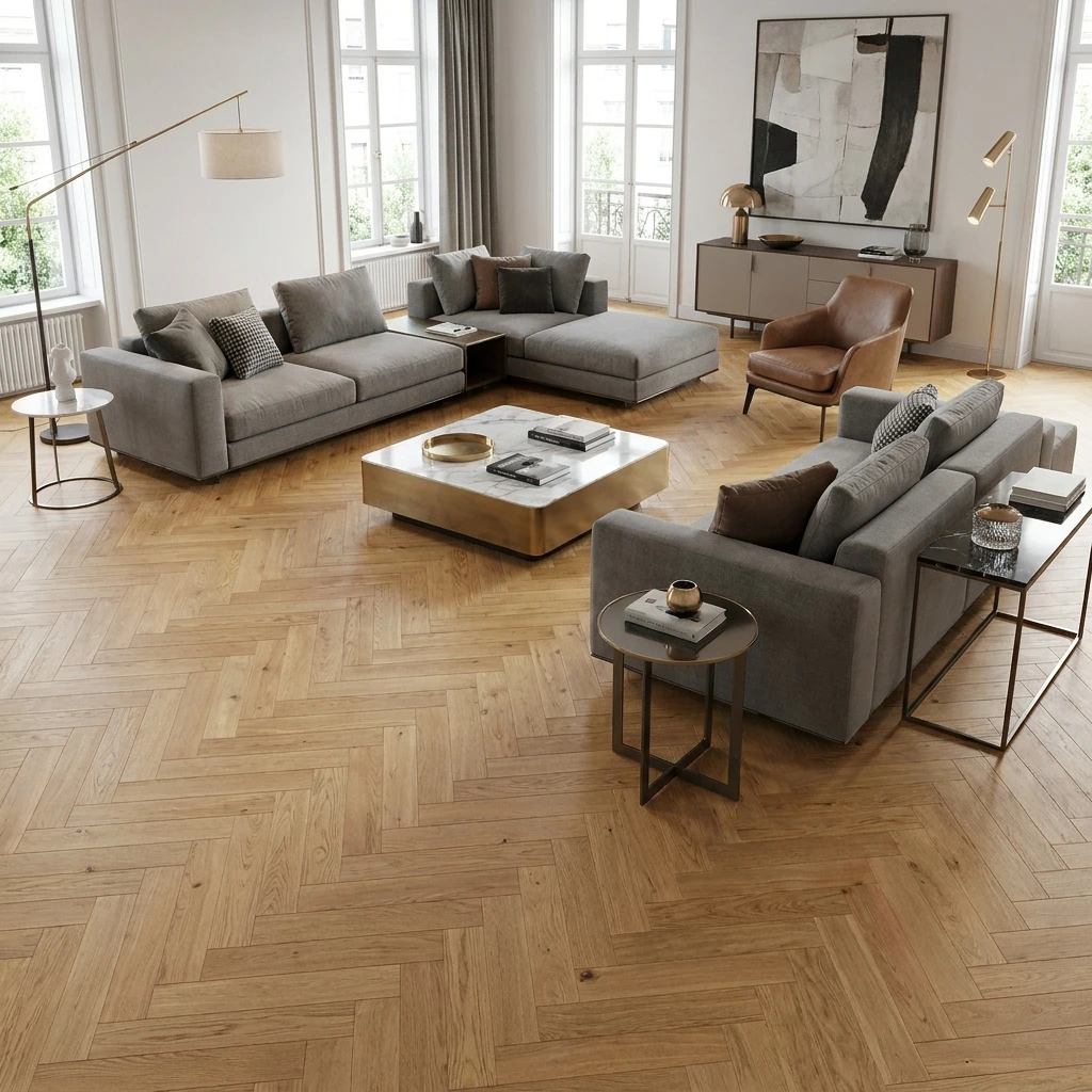 PARQUET SPINA ITALIANA – Rovere Rinascimento Pienza – Olio Cerata – Spazzolata (Copy)