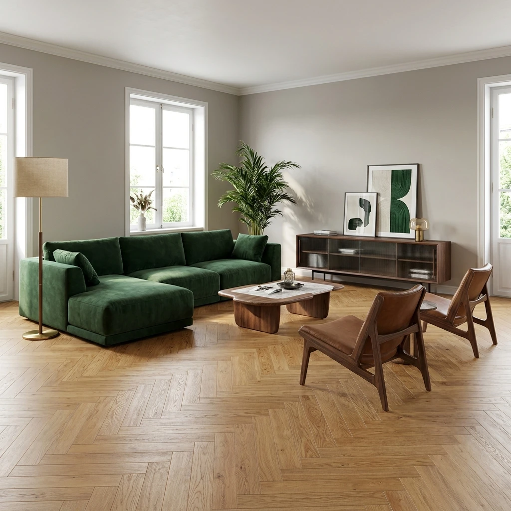 PARQUET SPINA ITALIANA – Rovere Rinascimento Pienza – Olio Cerata – Spazzolata (Copy)