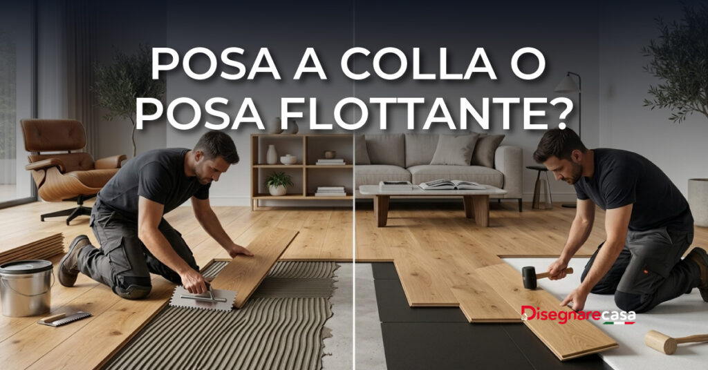 posa parquet a colla o flottante