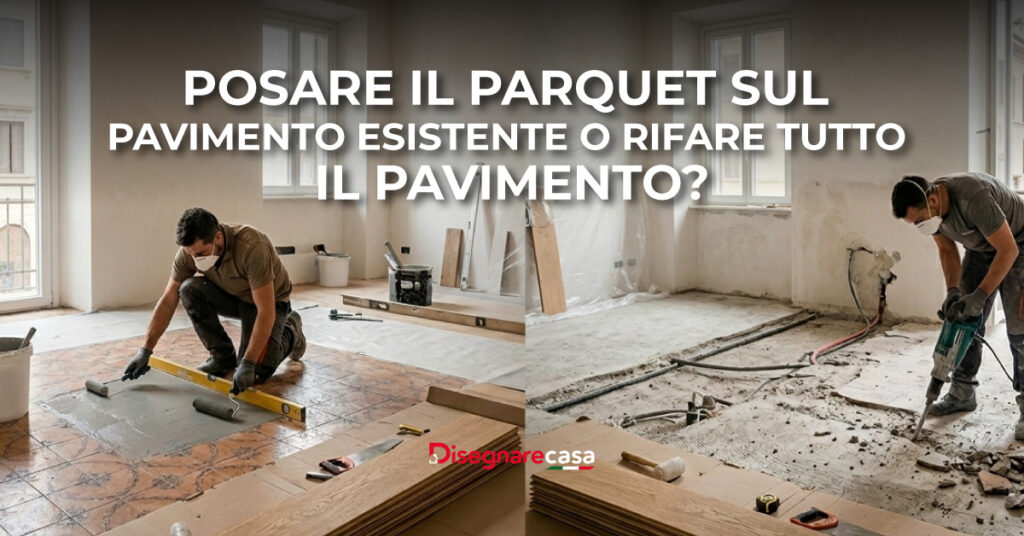 posare parquet sul pavimento esistente