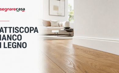 battiscopa bianco legno