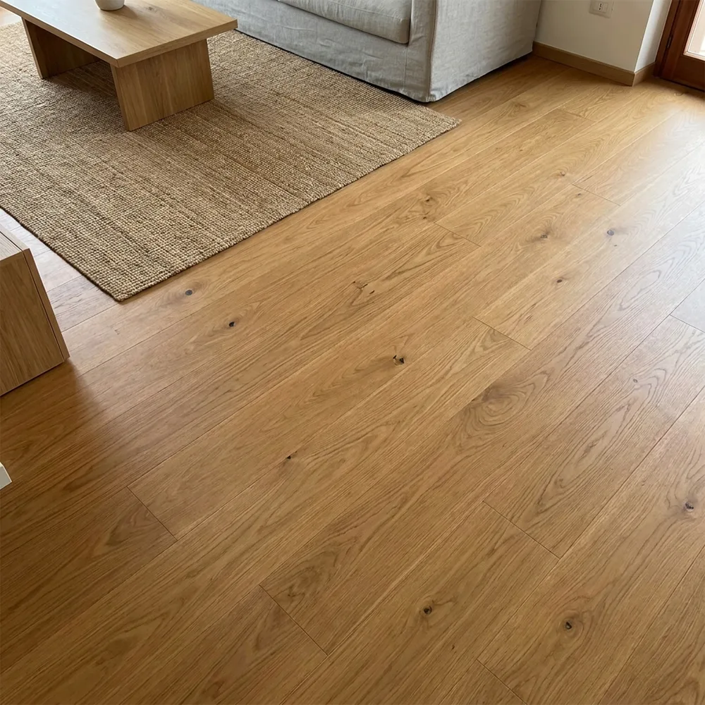 PARQUET PREFINITI – LEGNO ROVERE GENIUS – LISTONE GRANDE STRATIFICATO 3+1mm