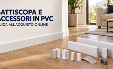 Quali sono i migliori fornitori online per battiscopa e accessori in PVC in Italia