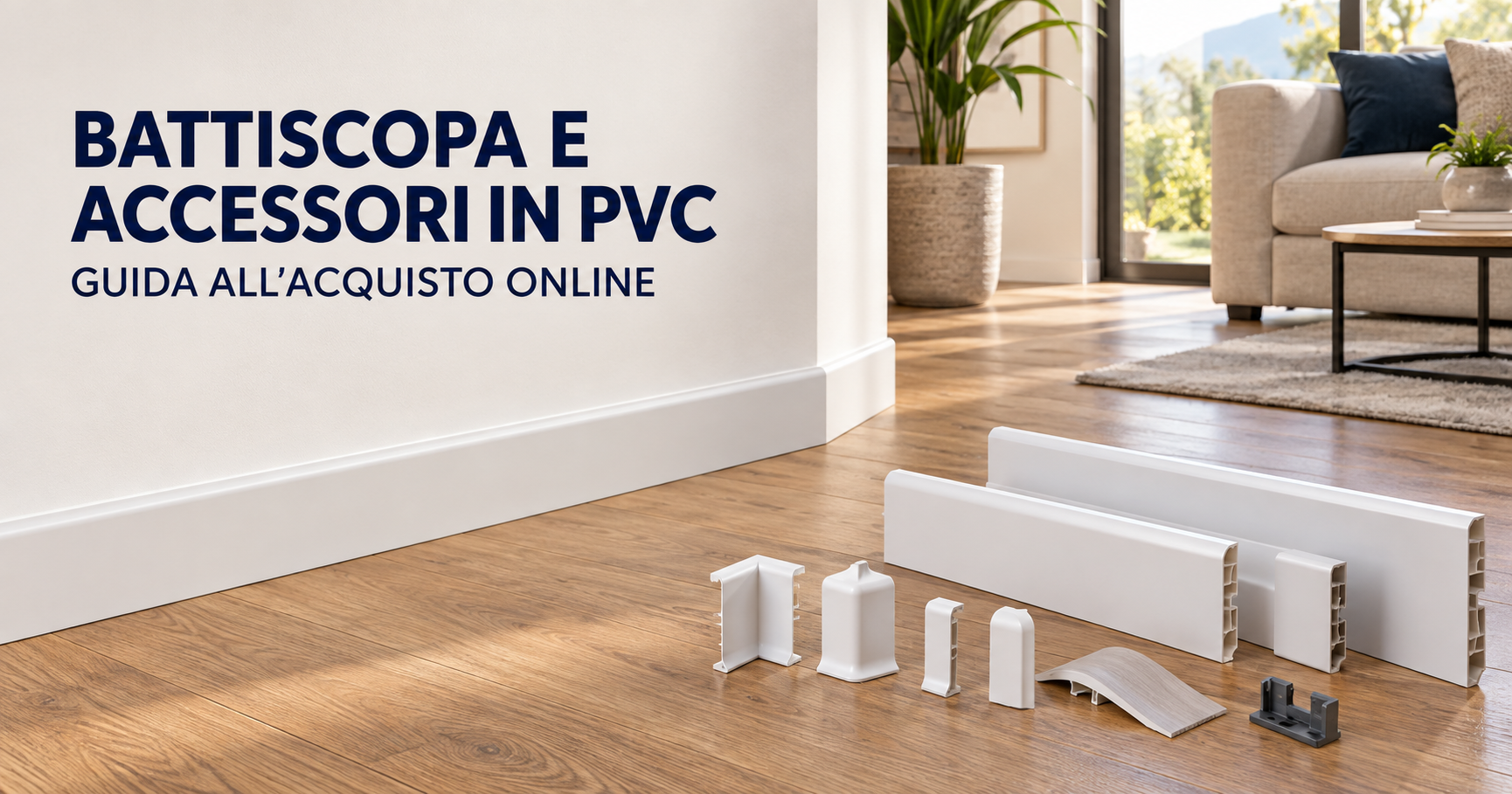 Quali sono i migliori fornitori online per battiscopa e accessori in PVC in Italia