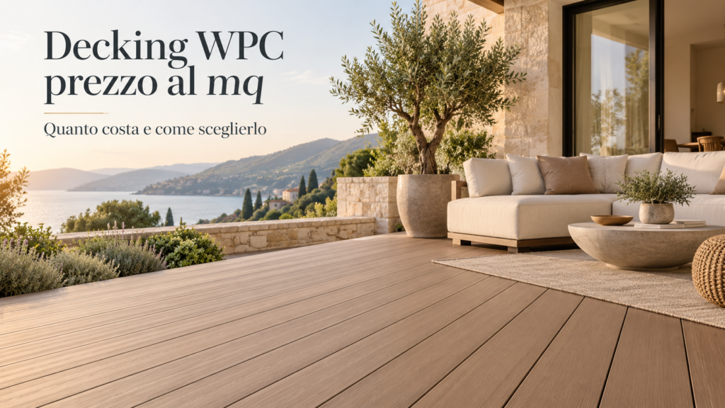 Decking WPC prezzo al mq