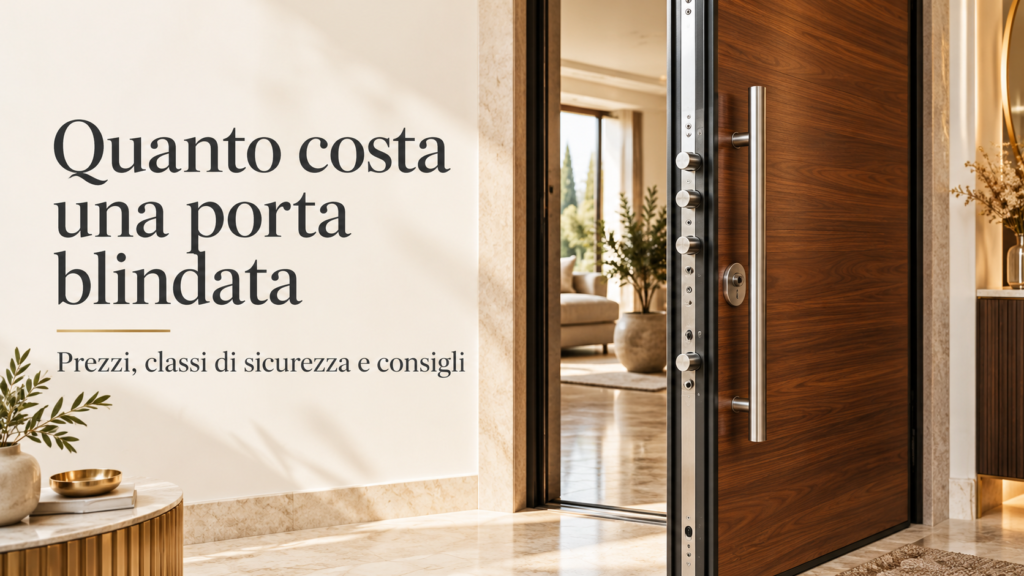 Quanto costa una porta blindata